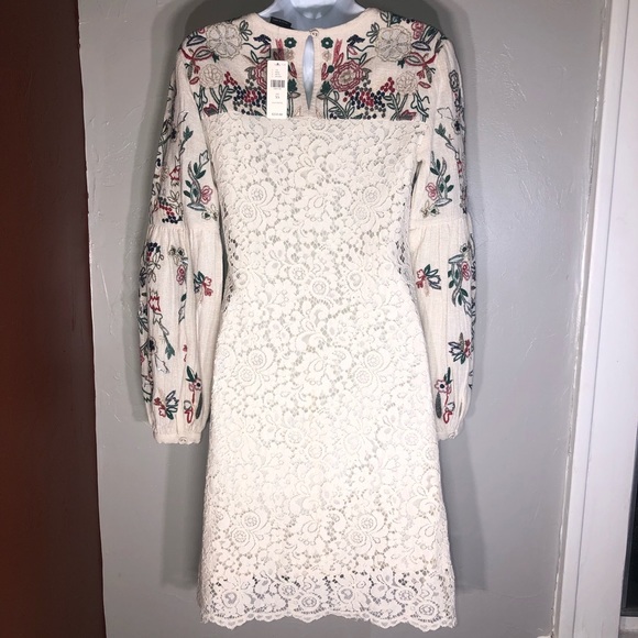 Sold❗️Anthropologie Embroidered Dress - Picture 5 of 8